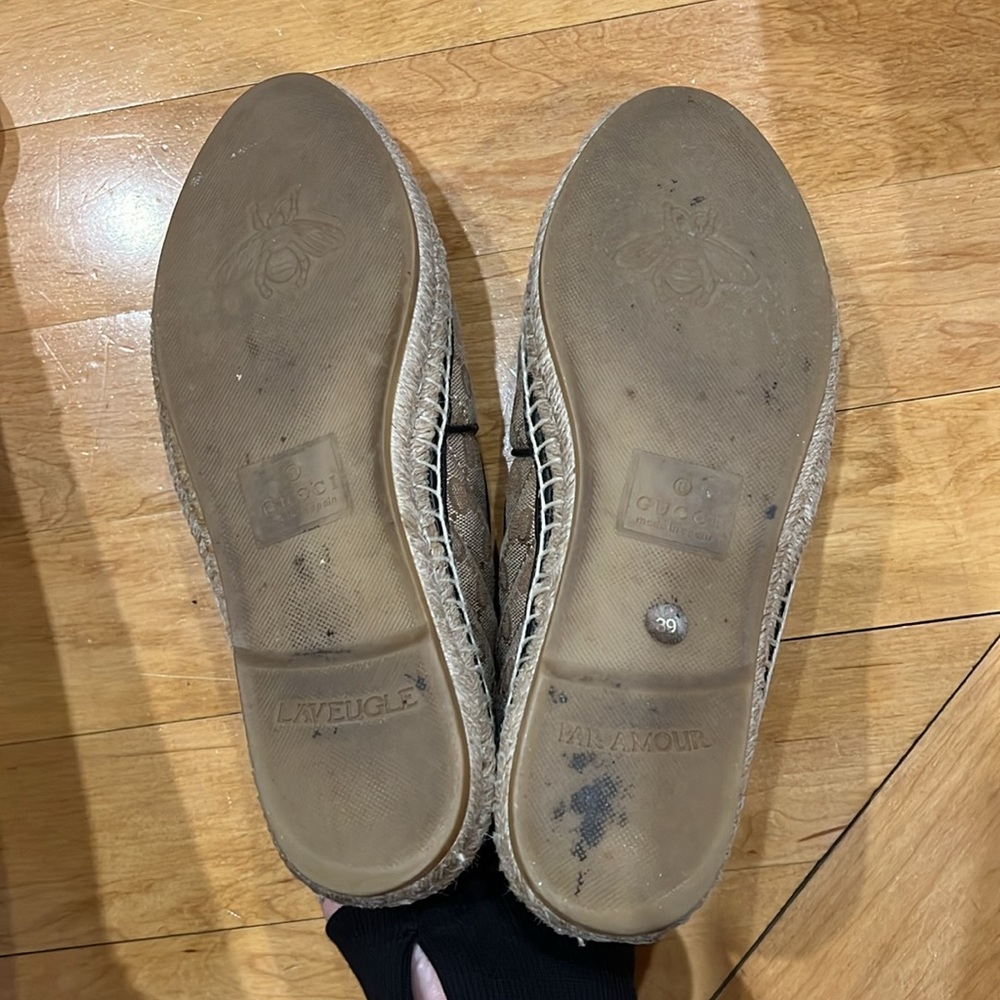 Gucci women’s espadrille GG matelasse canvas - Picture 6 of 8